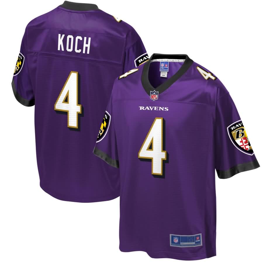 NFL Pro Line Men's Baltimore Ravens Sam Koch Team Color Jersey