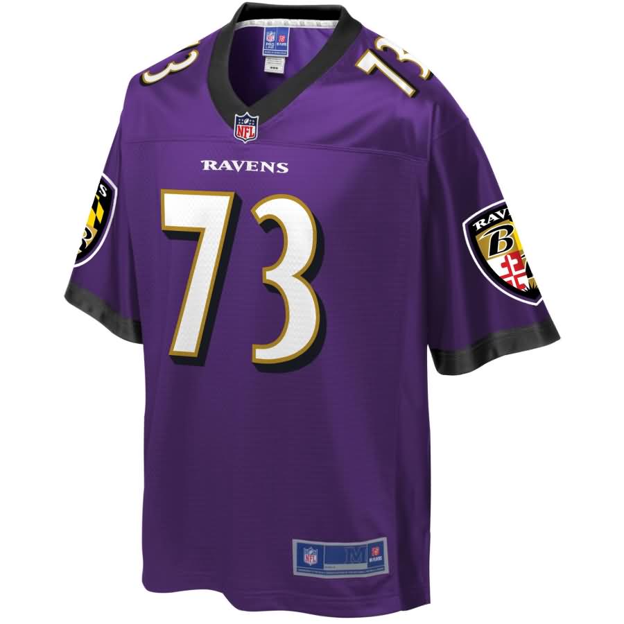 NFL Pro Line Men's Baltimore Ravens Marshal Yanda Team Color Jersey