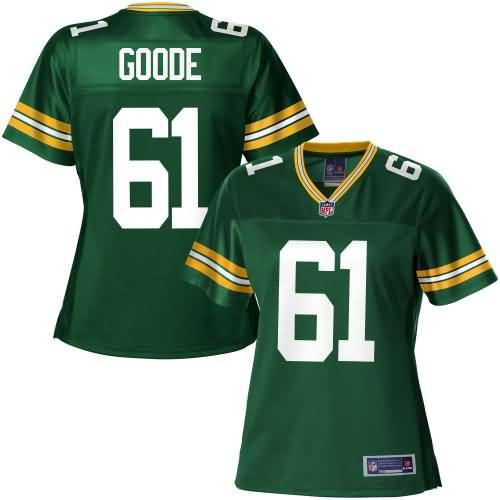 NFL Pro Line Women's Green Bay Packers Brett Goode Team Color Jersey