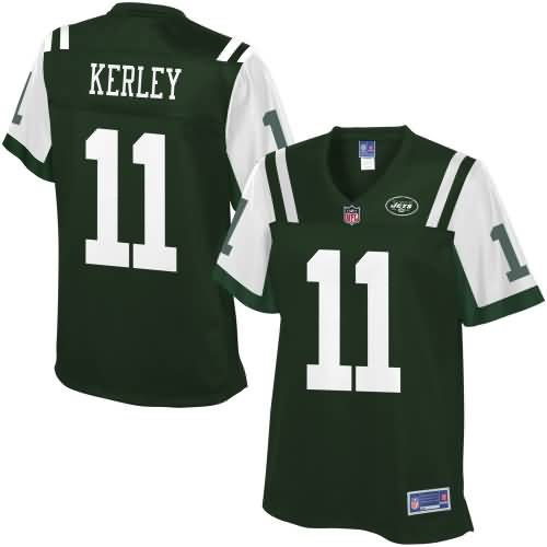 Pro Line Women's New York Jets Jeremy Kerley Team Color Jersey