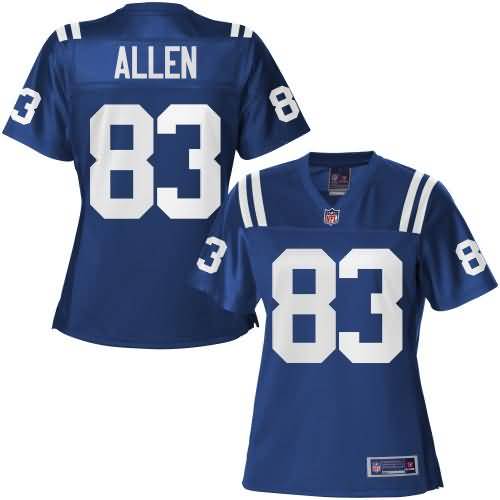NFL Pro Line Women's Indianapolis Colts Dwayne Allen Team Color Jersey