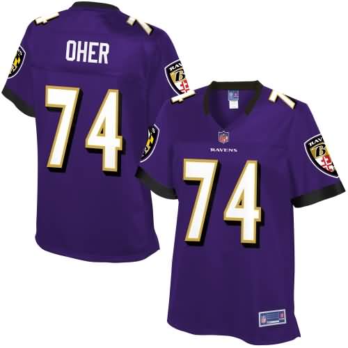 Pro Line Women's Baltimore Ravens Michael Oher Team Color Jersey