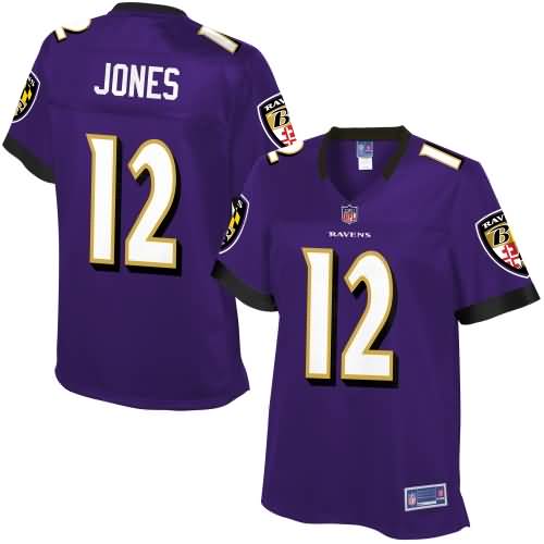 Pro Line Women's Baltimore Ravens Jacoby Jones Team Color Jersey