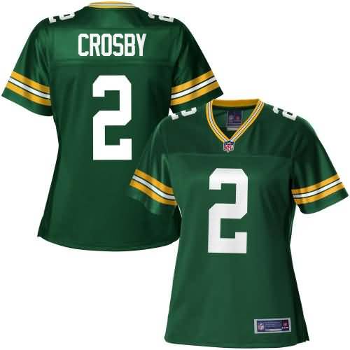 NFL Pro Line Women's Green Bay Packers Mason Crosby Team Color Jersey