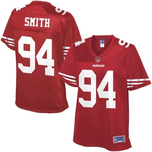 Pro Line Women's San Francisco 49ers Justin Smith Team Color Jersey