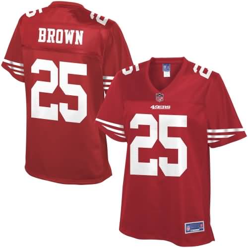 Pro Line Women's San Francisco 49ers Tarell Brown Team Color Jersey