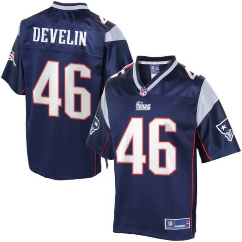 NFL Pro Line Men's New England Patriots James Develin Team Color Jersey