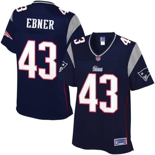 NFL Pro Line Women's New England Patriots Nate Ebner Team Color Jersey