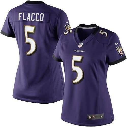 Nike Women's Baltimore Ravens Joe Flacco Limited Team Color Jersey