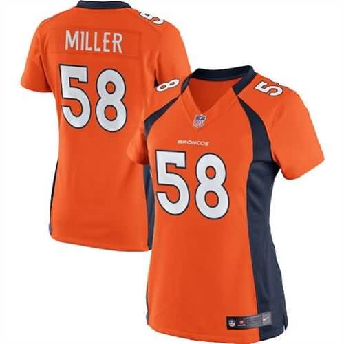 Von Miller Denver Broncos Nike Women's Limited Jersey - Orange  -
