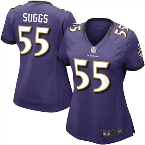 Terrell Suggs Baltimore Ravens Nike Women's Game Jersey - Purple