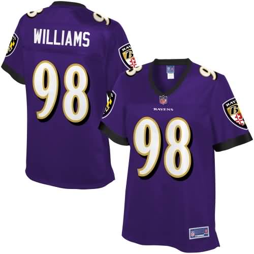 NFL Pro Line Women's Baltimore Ravens Brandon Williams Team Color Jersey