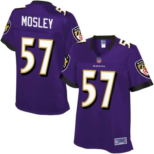 NFL Pro Line Women's Baltimore Ravens C.J. Mosley Team Color Jersey