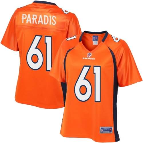 NFL Pro Line Womens Denver Broncos Matt Paradis Team Color Jersey