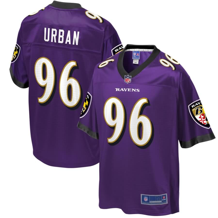 NFL Pro Line Mens Baltimore Ravens Brent Urban Team Color Jersey