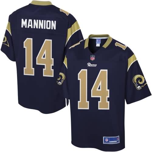 NFL Pro Line Sean Mannion Los Angeles Rams Team Color Jersey - Navy