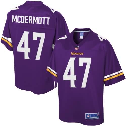 Kevin McDermott Minnesota Vikings NFL Pro Line Team Color Player Jersey - Purple
