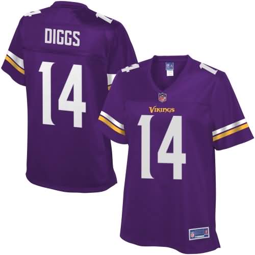 Stefon Diggs Minnesota Vikings NFL Pro Line Women's Team Color Jersey - Purple