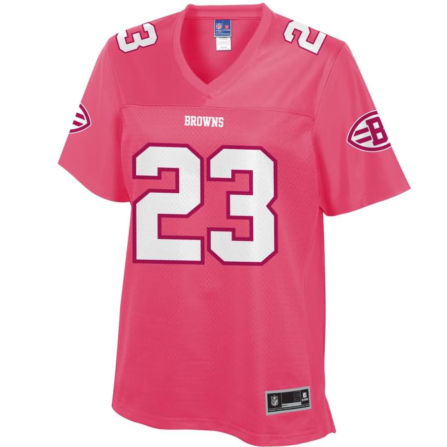 Joe Haden Cleveland Browns NFL Pro Line Women's Fashion Jersey - Pink