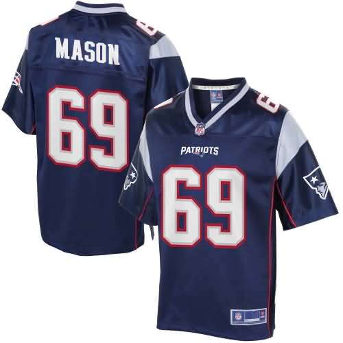 Youth New England Patriots Shaq Mason NFL Pro Line Navy Team Color Jersey