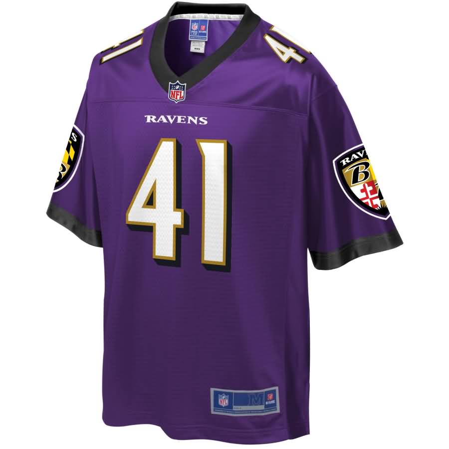 Men's Baltimore Ravens Anthony Levine NFL Pro Line Team Color Jersey