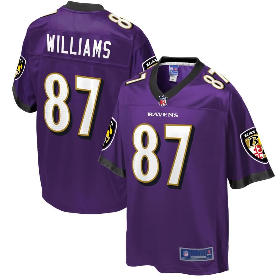Men's Baltimore Ravens Maxx Williams NFL Pro Line Team Color Jersey