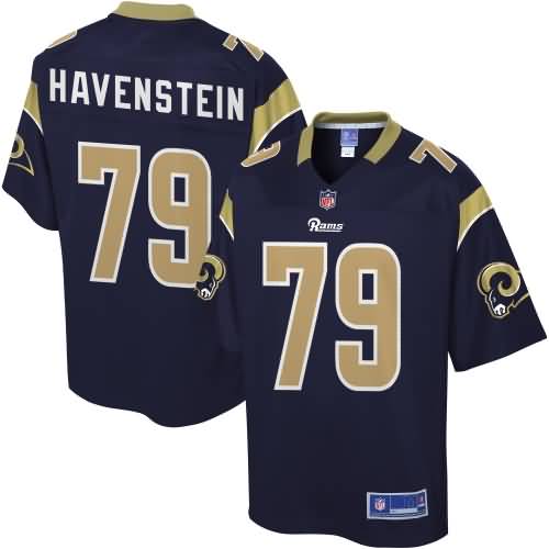 NFL Pro Line Rob Havenstein Los Angeles Rams Team Color Jersey - Navy