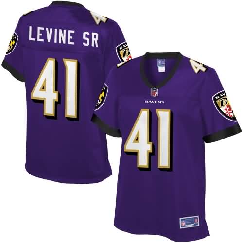 Women's Baltimore Ravens Anthony Levine NFL Pro Line Team Color Jersey