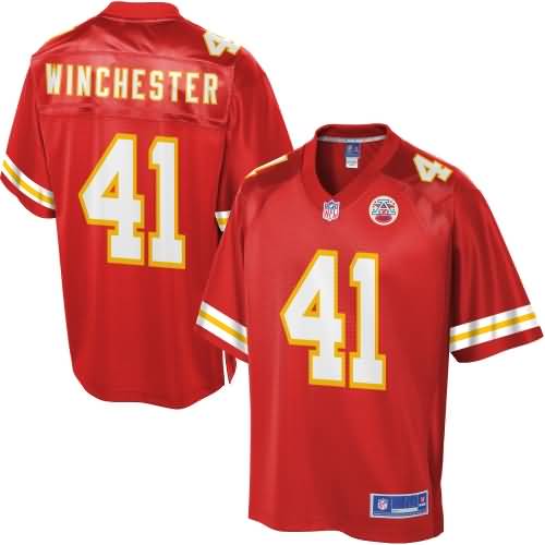 Youth Kansas City Chiefs James Winchester NFL Pro Line Team Color Jersey