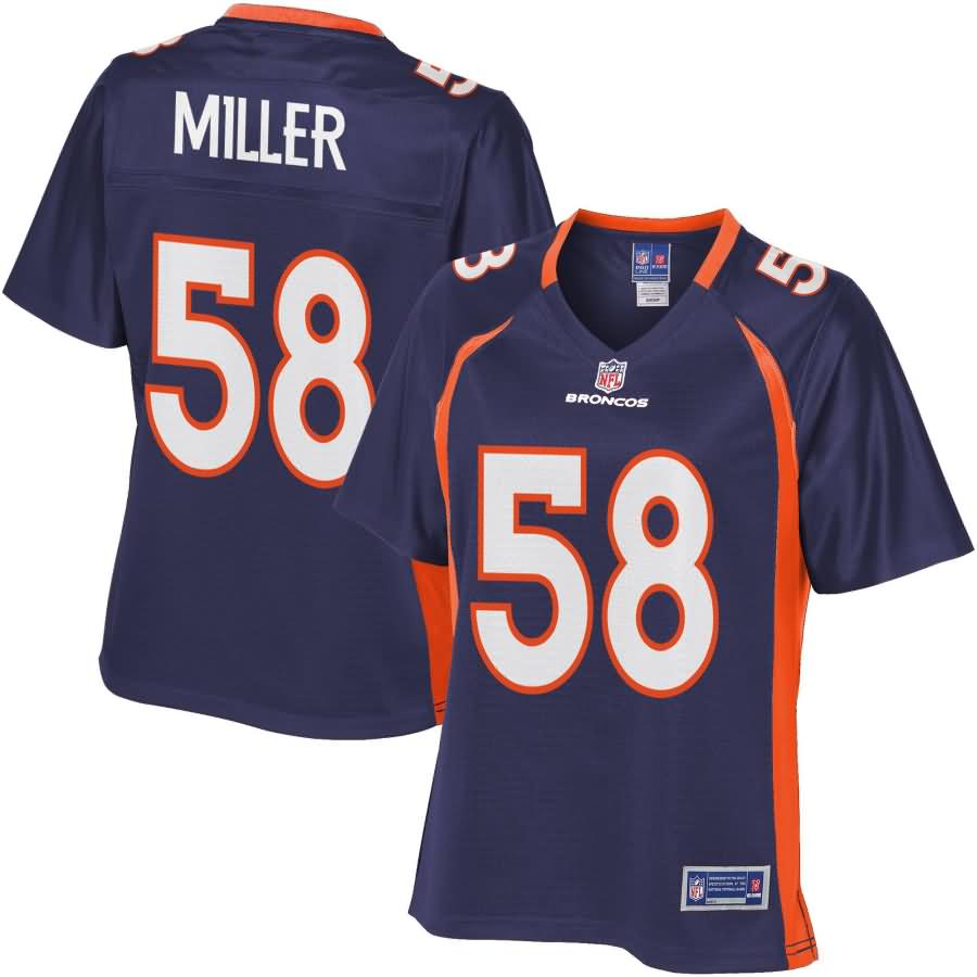 Women's Denver Broncos Von Miller NFL Pro Line Alternate Jersey