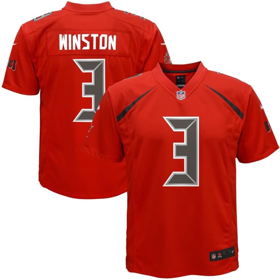 Jameis Winston Tampa Bay Buccaneers Nike Youth Color Rush Game Jersey - Red