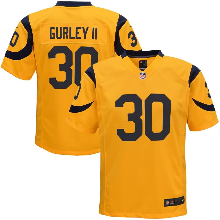 Todd Gurley II Los Angeles Rams Nike Youth Color Rush Game Jersey - Gold