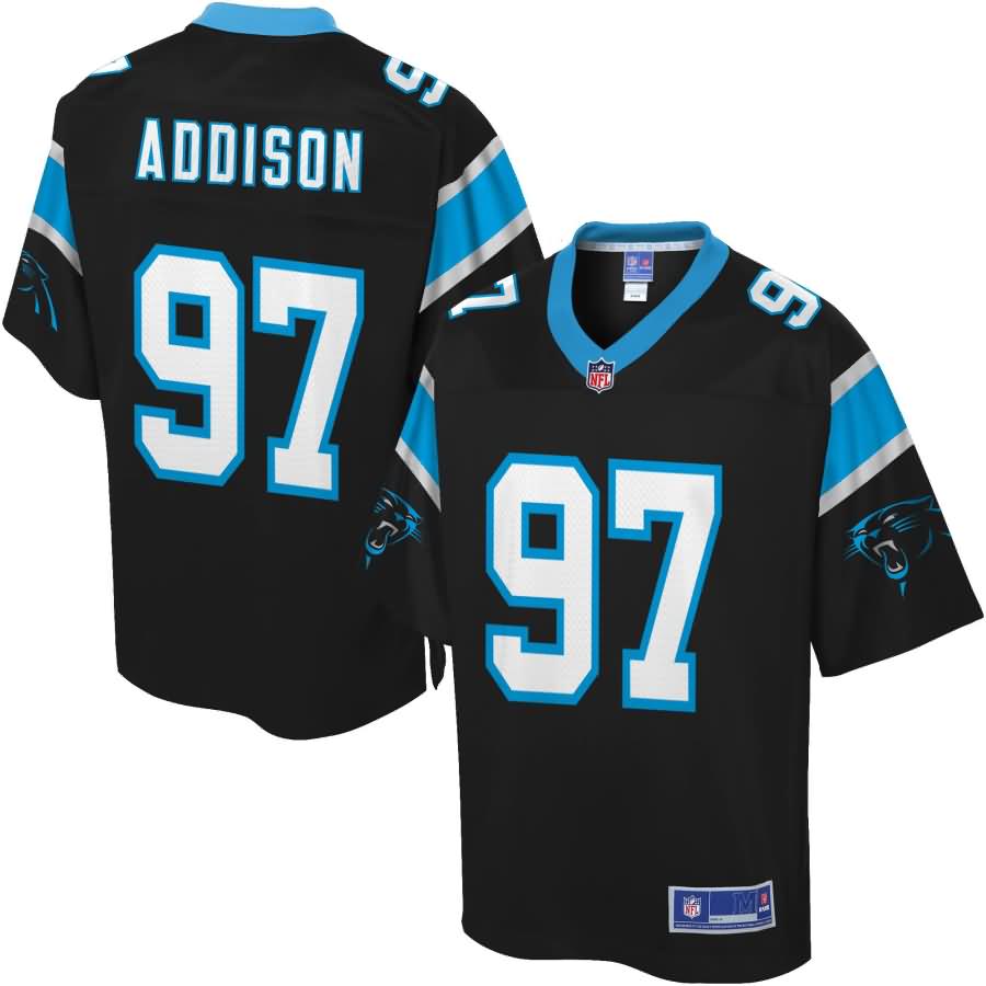 Youth Carolina Panthers Mario Addison NFL Pro Line Team Color Black Jersey