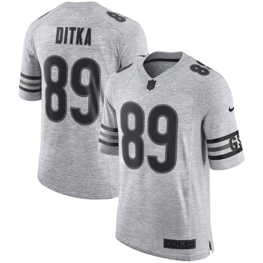 Mike Ditka Chicago Bears Nike Retired Gridiron Gray II Limited Jersey - Gray
