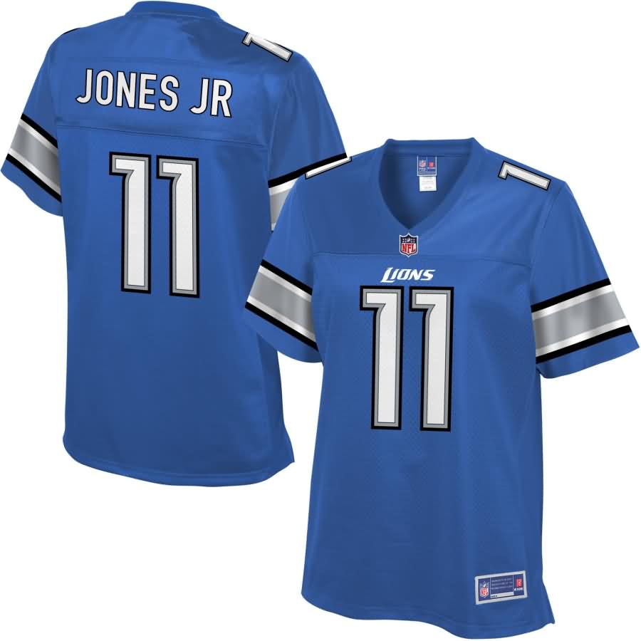 Women's Detroit Lions Marvin Jones Jr NFL Pro Line Blue Team Color Jersey