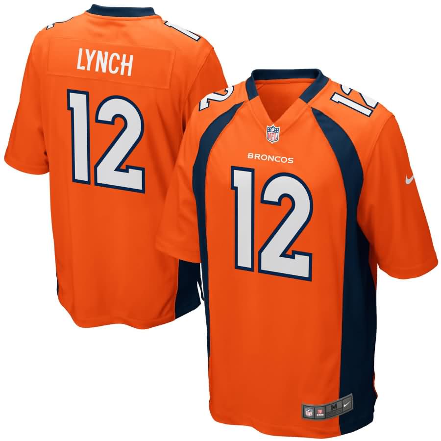 Paxton Lynch Denver Broncos Nike Game Jersey - Orange
