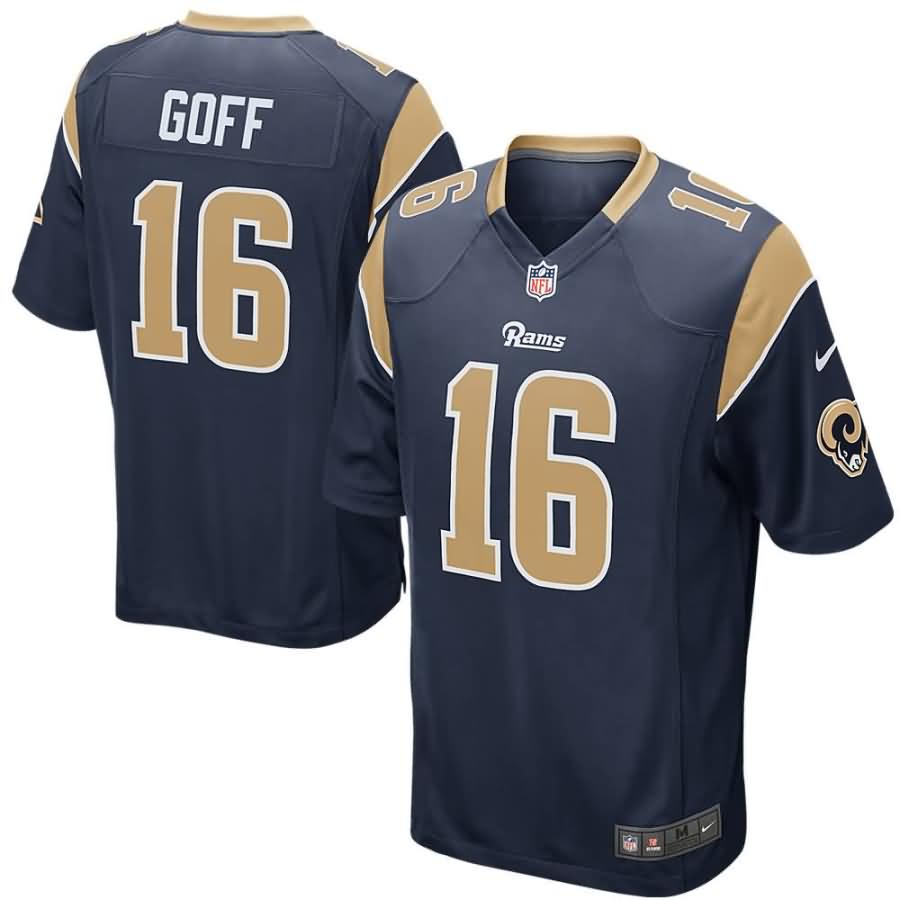 Jared Goff Los Angeles Rams Nike Game Jersey - Navy