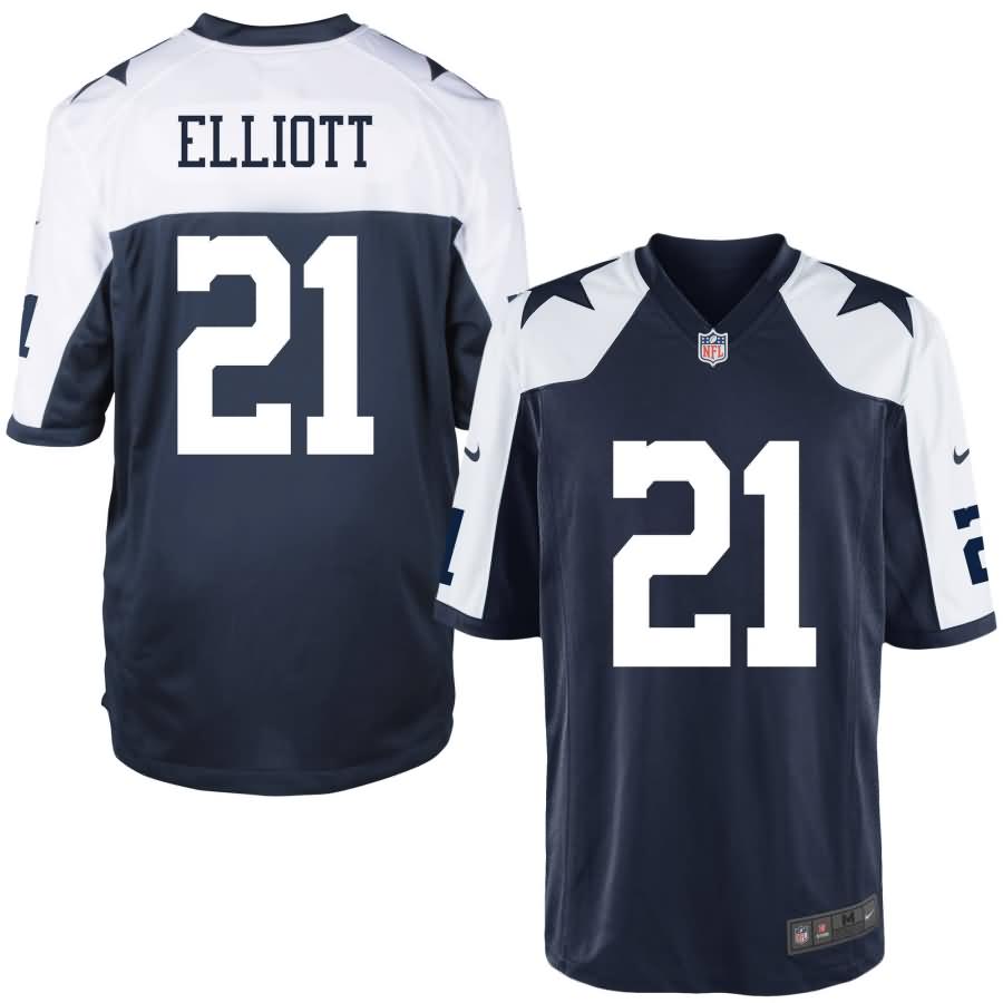 Ezekiel Elliott Dallas Cowboys Nike Alternate Game Jersey - Navy