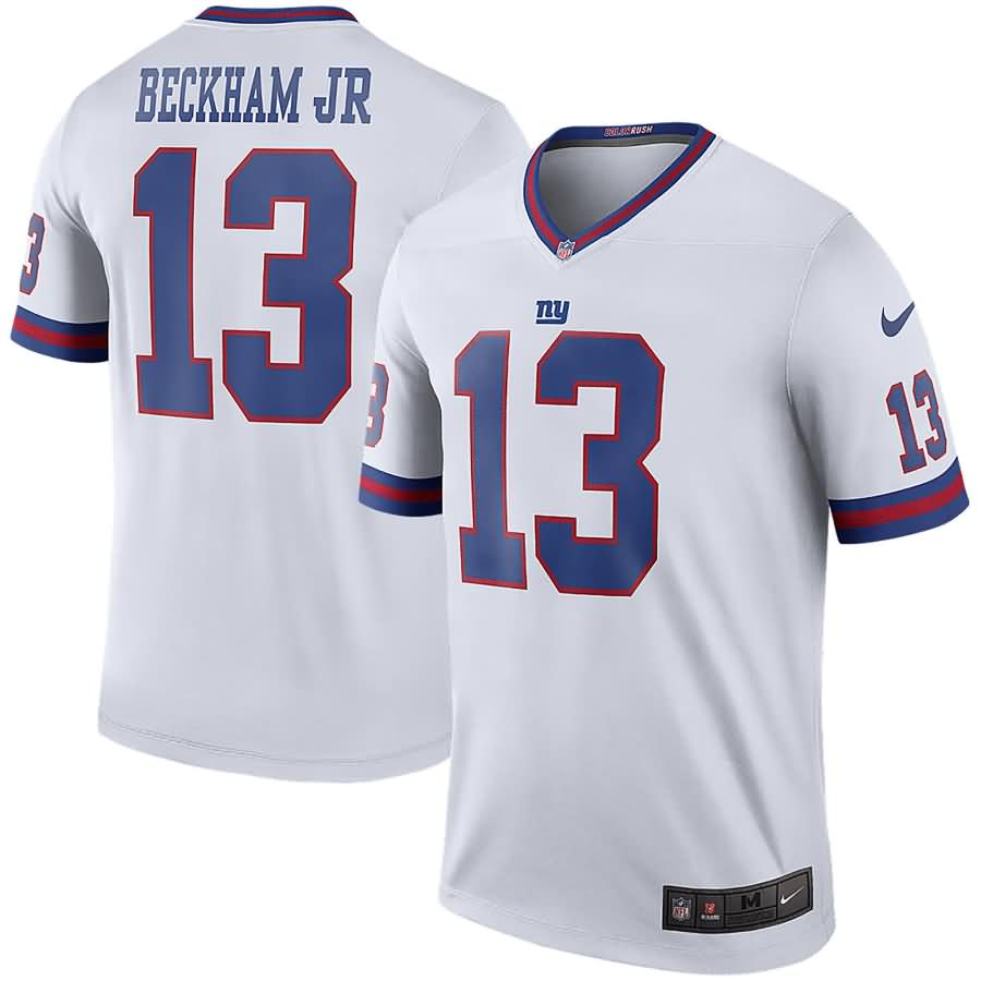 Odell Beckham Jr New York Giants Nike Color Rush Legend Jersey - White
