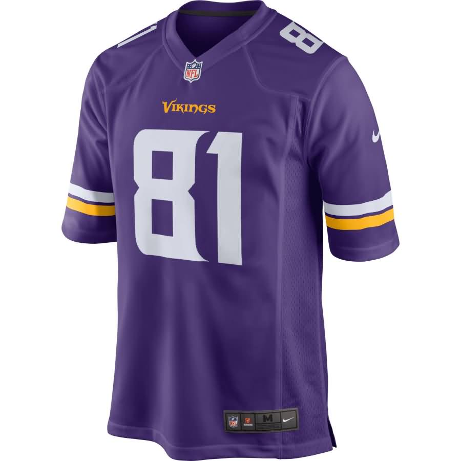 Moritz Bohringer Minnesota Vikings Nike Team Color Game Jersey - Purple