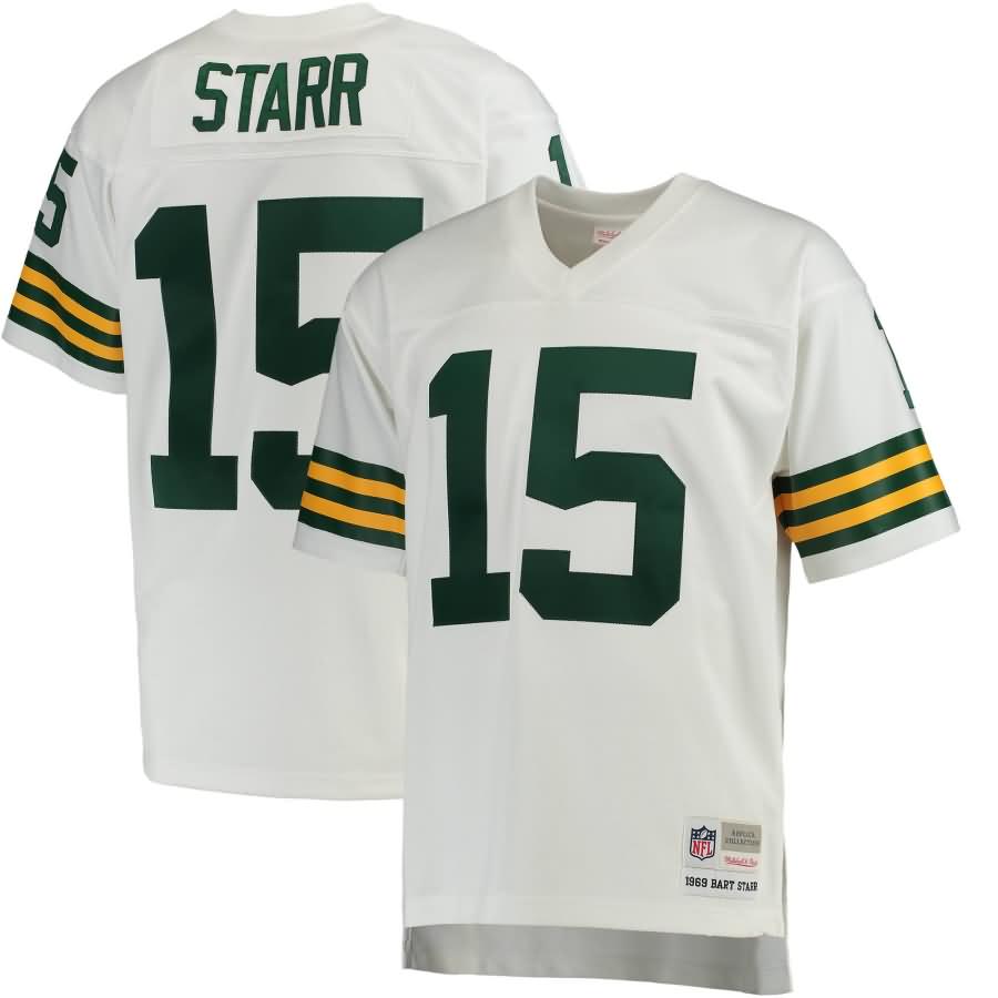 Bart Starr Green Bay Packers Mitchell & Ness Replica Retired Player Jersey - White