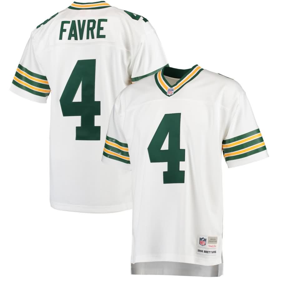 Brett Favre Green Bay Packers Mitchell & Ness 1996 Replica Retired Player Jersey - White