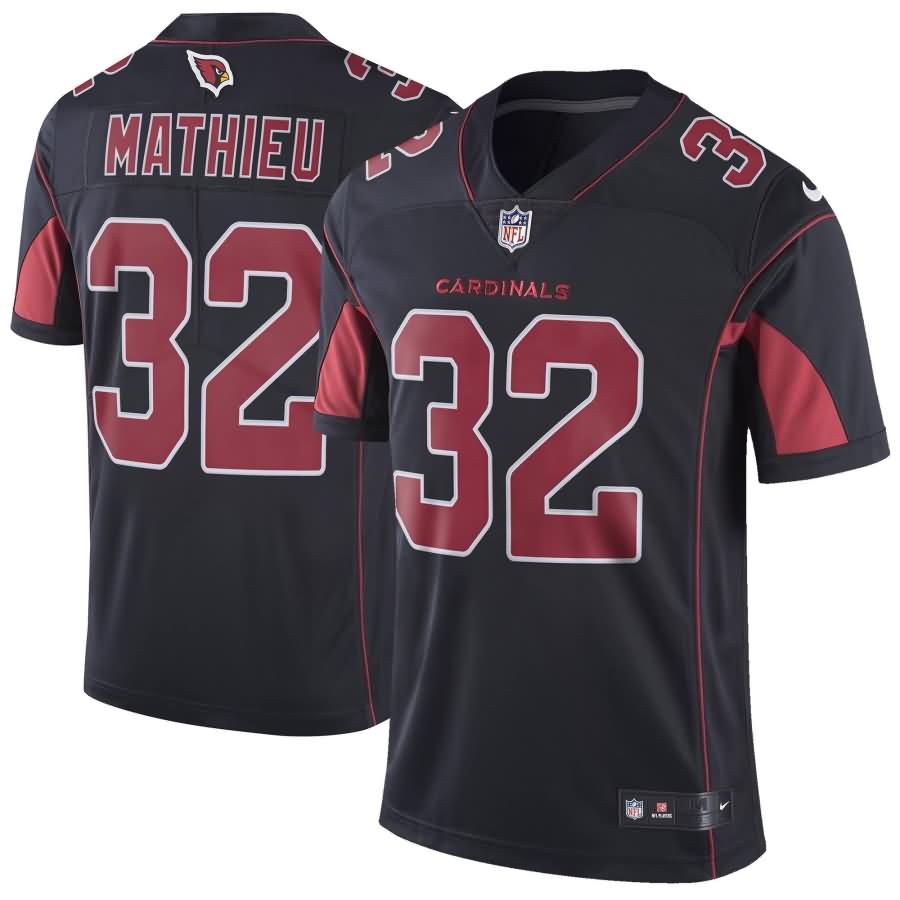 Tyrann Mathieu Arizona Cardinals Nike Vapor Untouchable Color Rush Limited Player Jersey - Black
