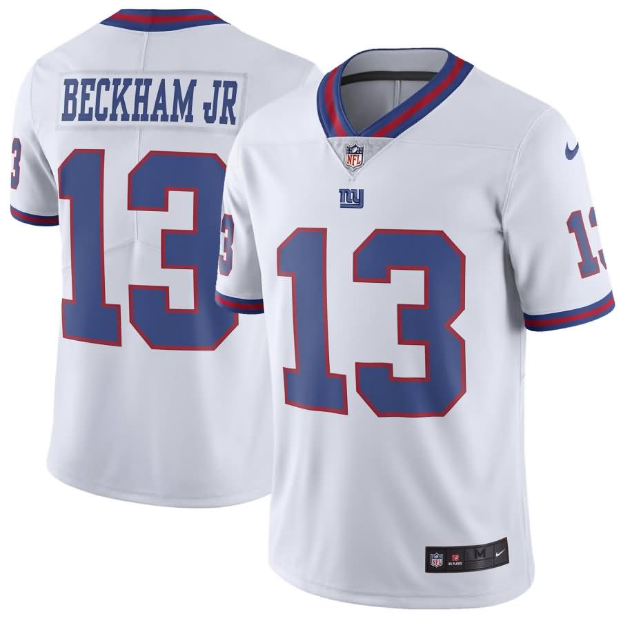 Odell Beckham Jr New York Giants Nike Vapor Untouchable Color Rush Limited Player Jersey - White