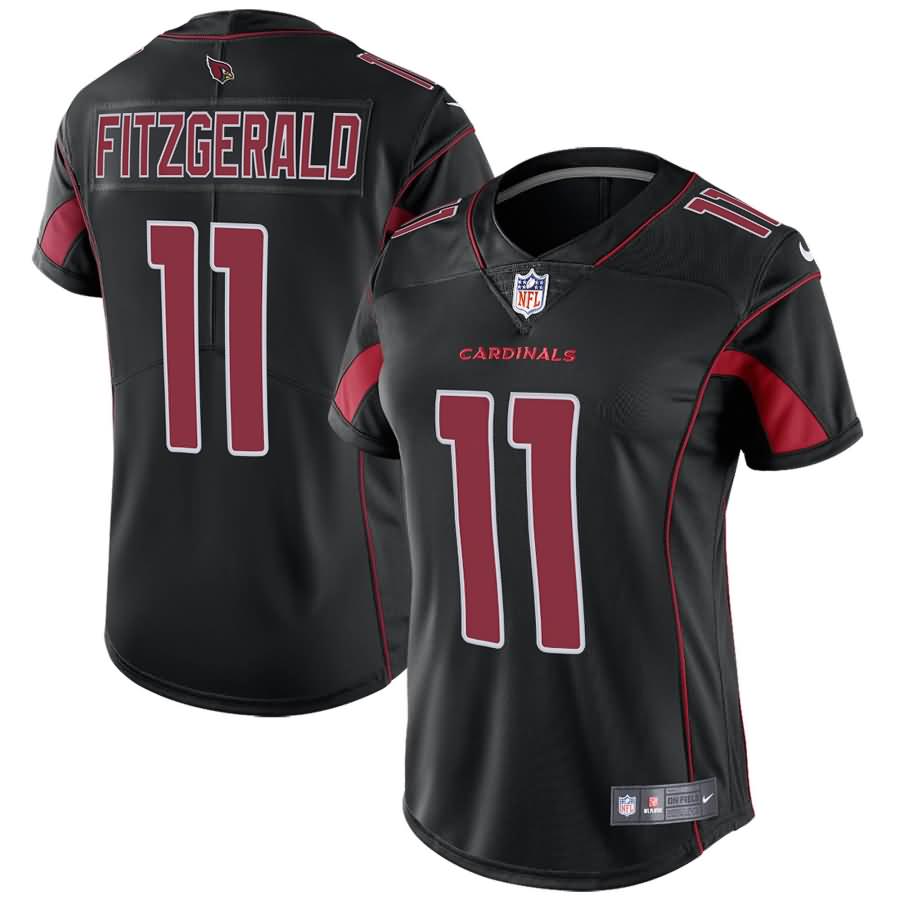 Larry Fitzgerald Arizona Cardinals Nike Women's Color Rush Limited Jersey - Black