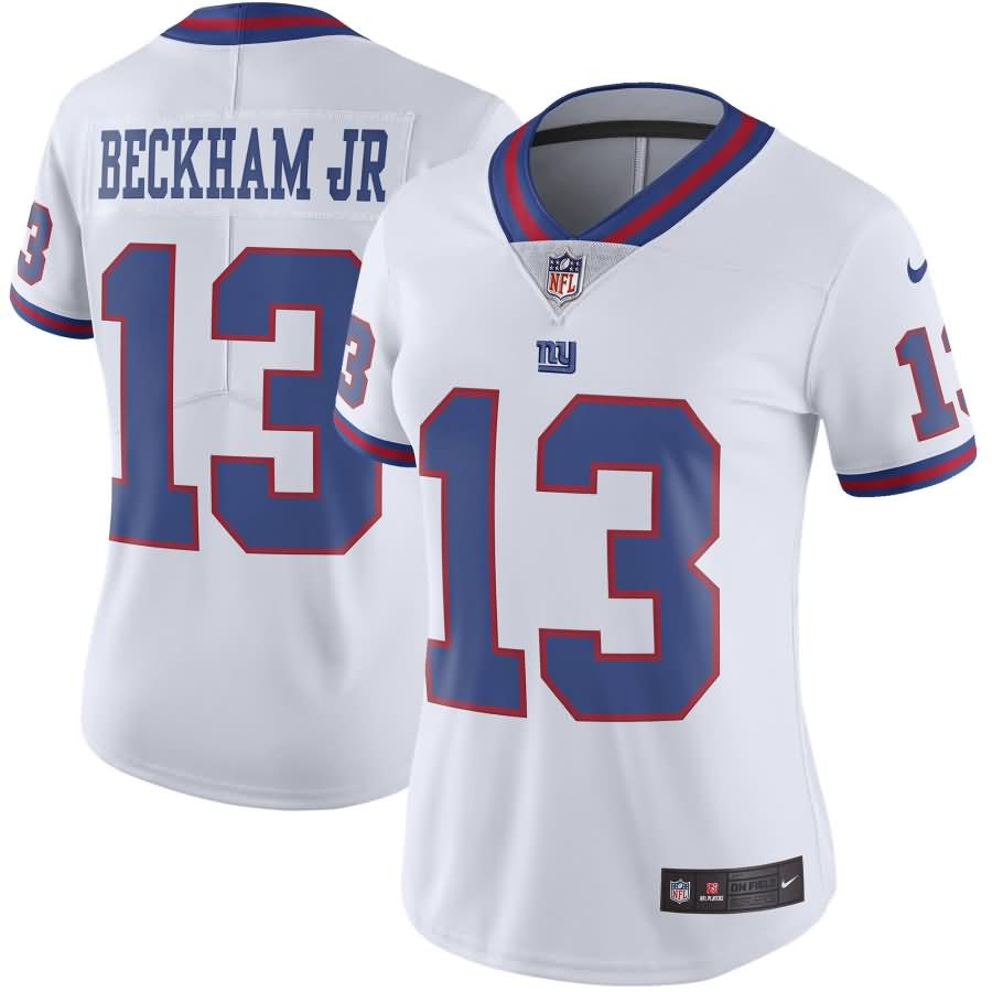Odell Beckham Jr New York Giants Nike Women's Color Rush Limited Jersey - White