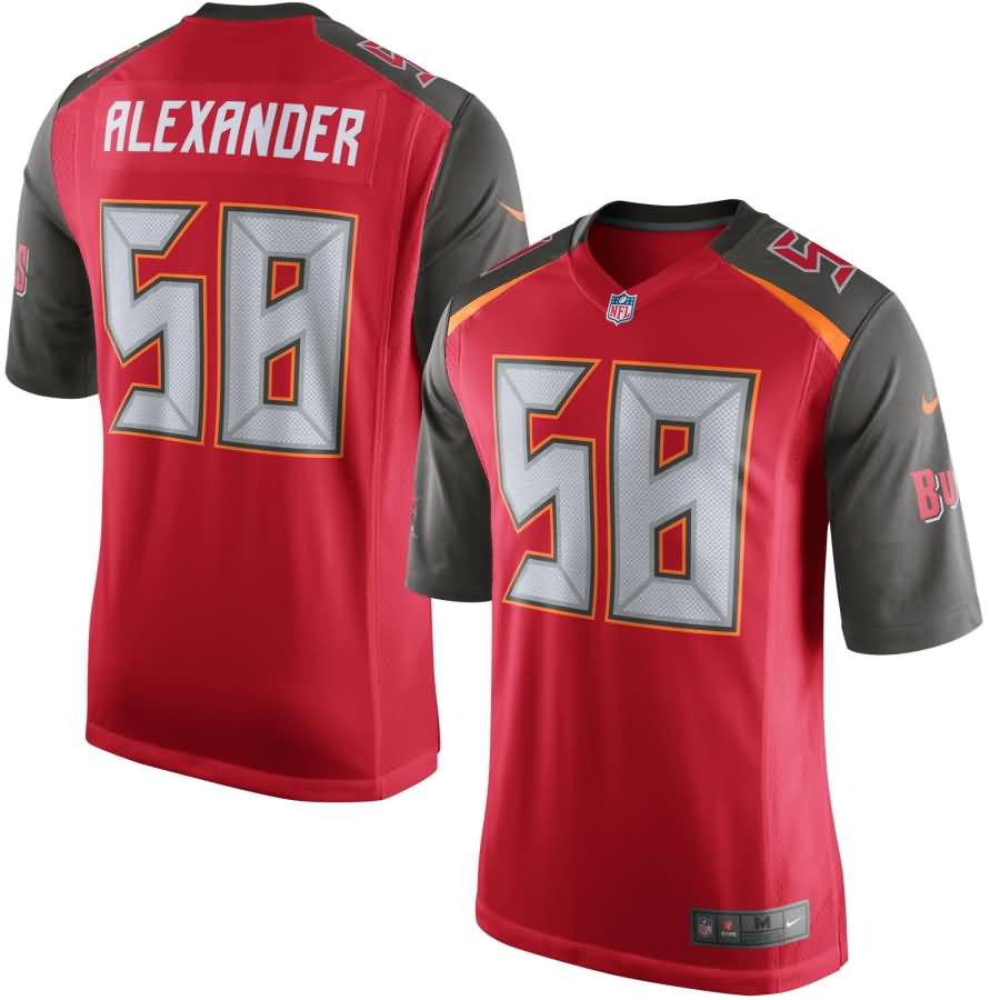 Kwon Alexander Tampa Bay Buccaneers Nike Game Jersey - Red