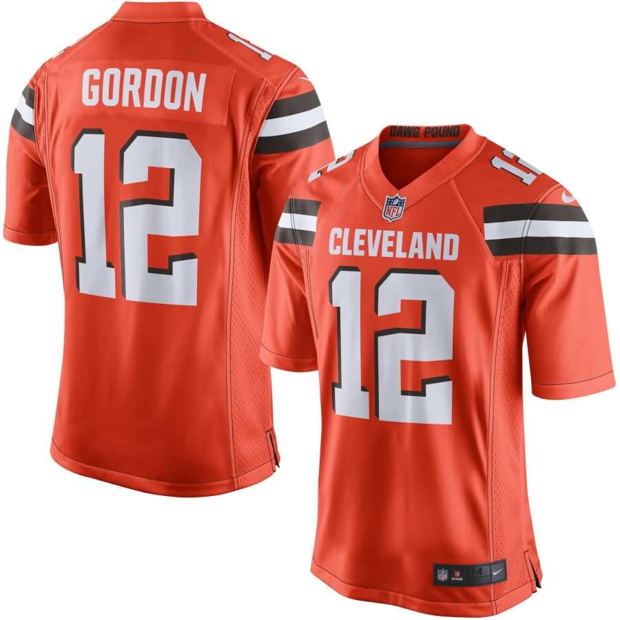 Josh Gordon Cleveland Browns Nike Game Jersey - Orange