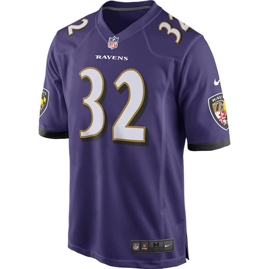 Eric Weddle Baltimore Ravens Nike Youth Game Jersey - Purple