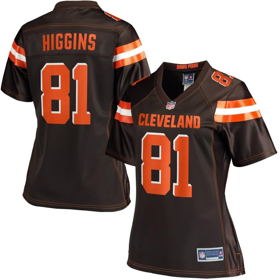 Rashard Higgins Cleveland Browns NFL Pro Line Women's Player Jersey - Brown